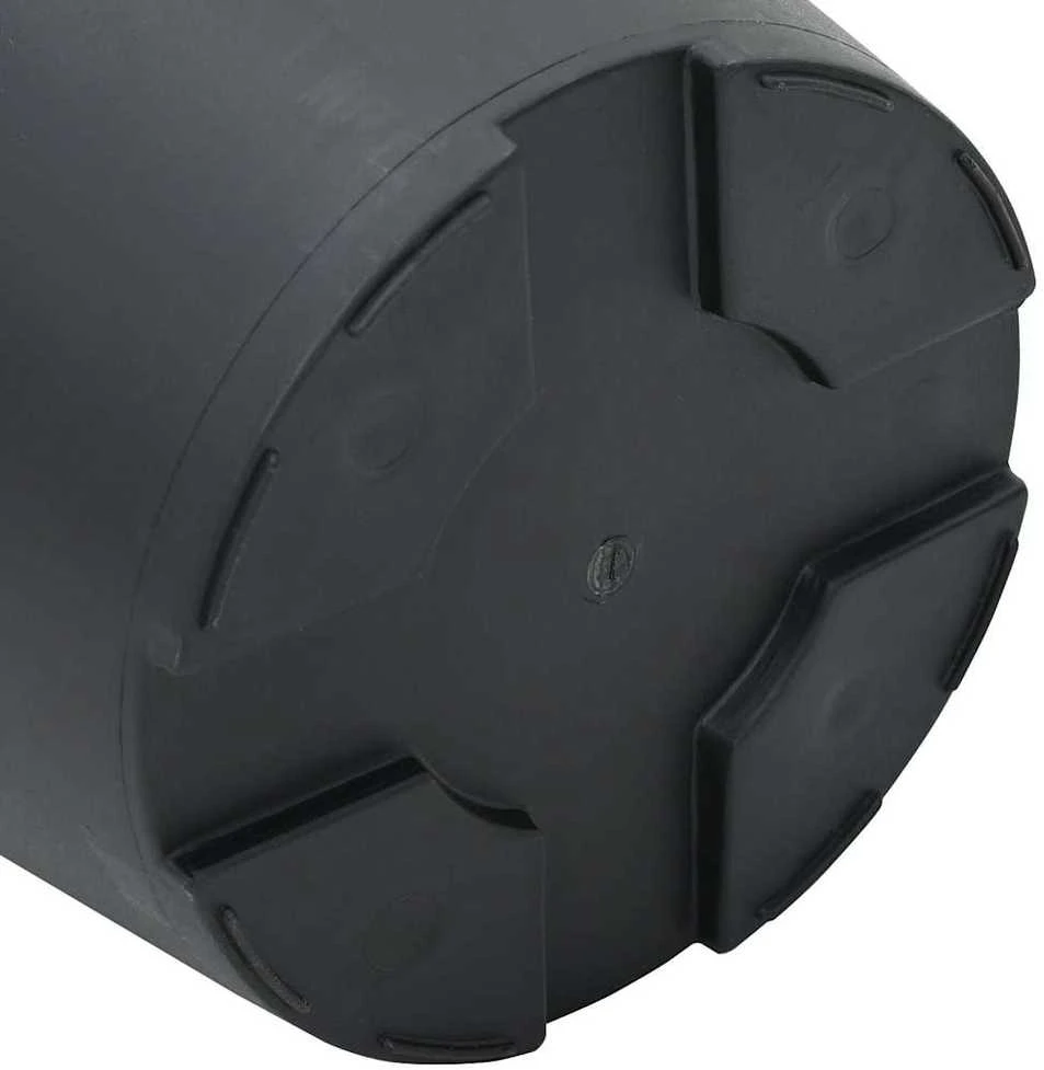Apvalus gėlių vazonas 6 vnt. Juoda Ø 19 x 16,5 cm Plastmasė