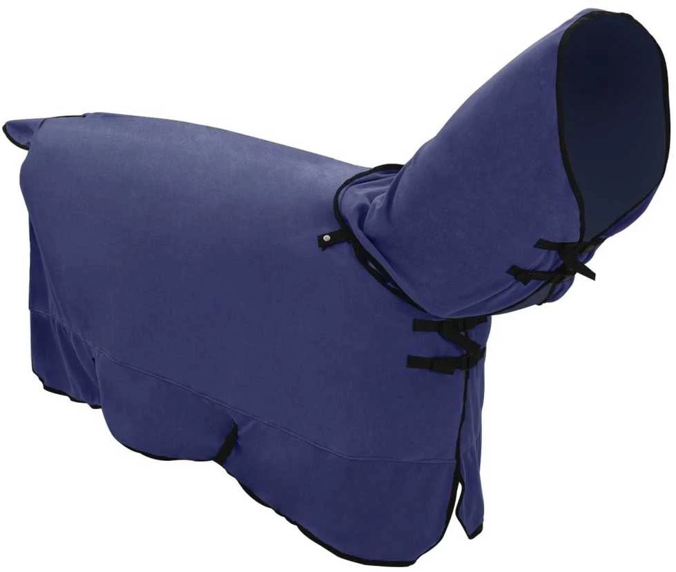 Arklių antklodė Jūrinė mėlyna 135 cm Poliesterio flisas
