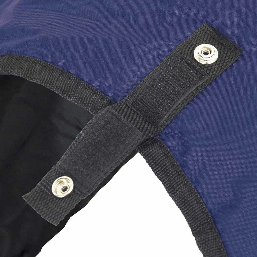 Arklių antklodė Pilna tamsiai mėlyna 115 cm Poliesteris