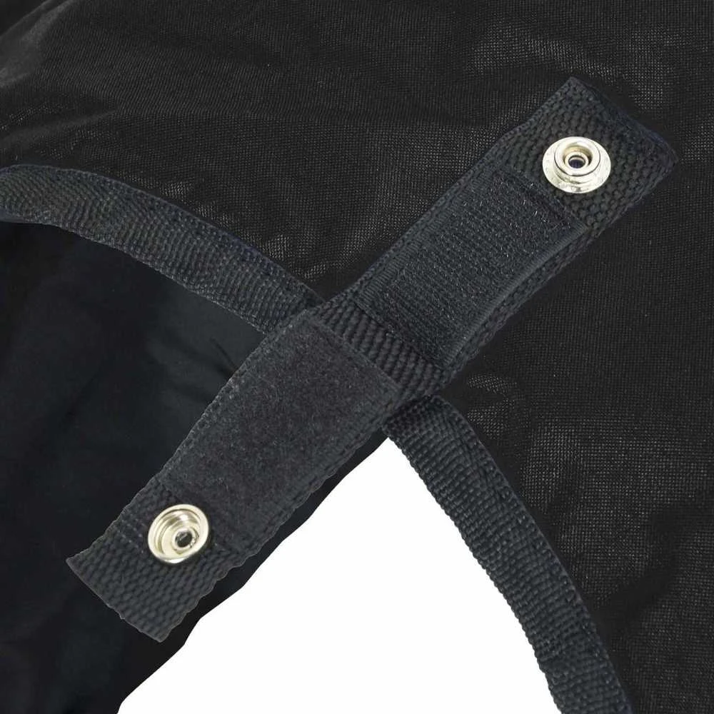 Arklių antklodė Pilna juoda 85 cm Poliesteris