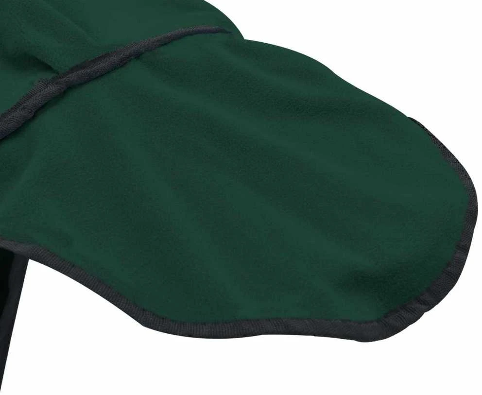 Arklių antklodė Tamsiai žalia 75 cm Poliesterio flisas