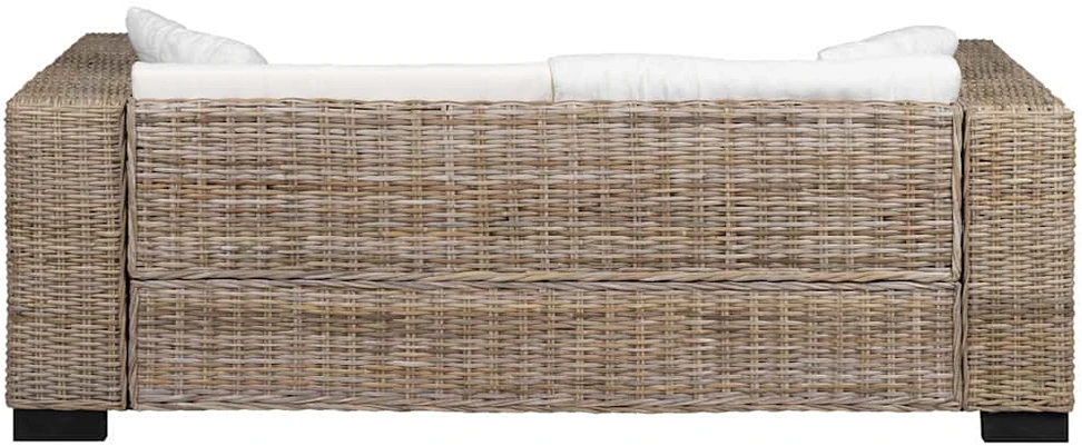 Sofa Aštuonių dalių trivietės sofos komplektas, ratanas