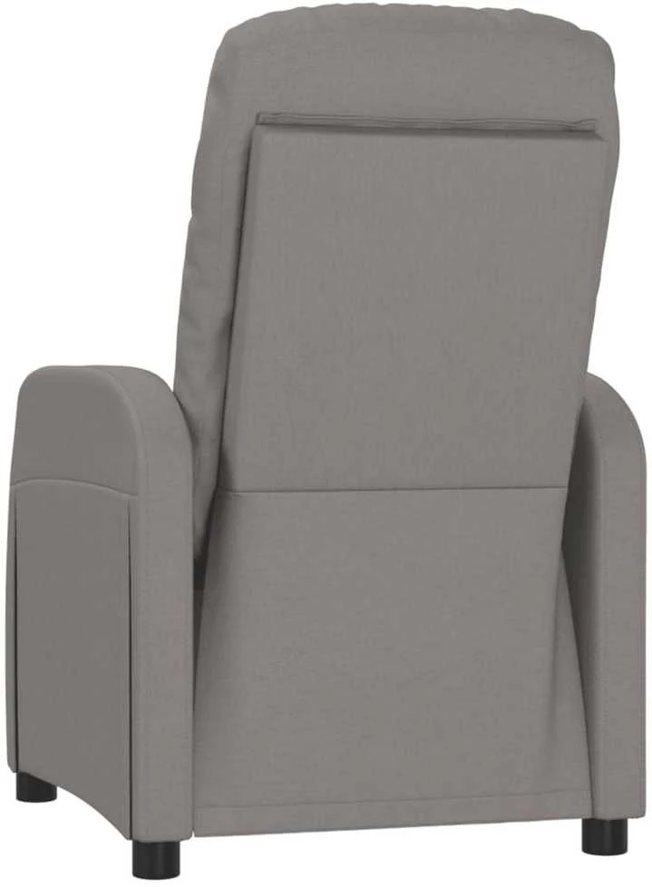 Fotelis Atlošiamas krėslas, taupe spalvos, audinys