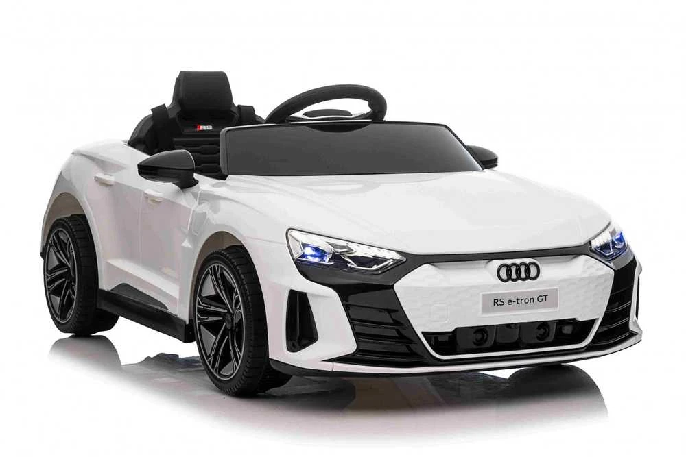 Ramiz Elektrinė mašina vaikams Audi RS E-Tron GT baltos spalvos