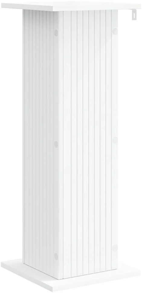 Augalų stovas 2 vnt. Balta 30,5 x 30 x 80,5 cm Apdirbta mediena
