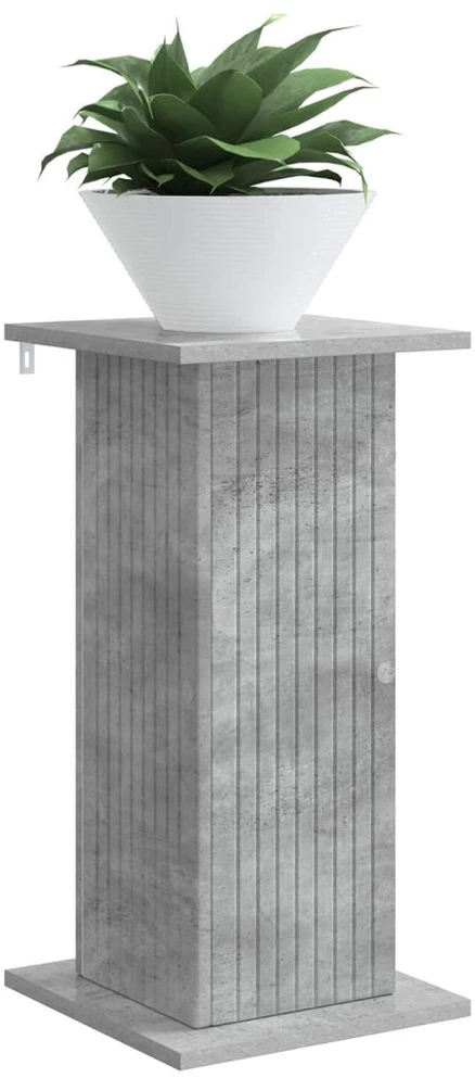 Augalų stovas 2 vnt. Betono pilka 30,5 x 30 x 60,5 cm