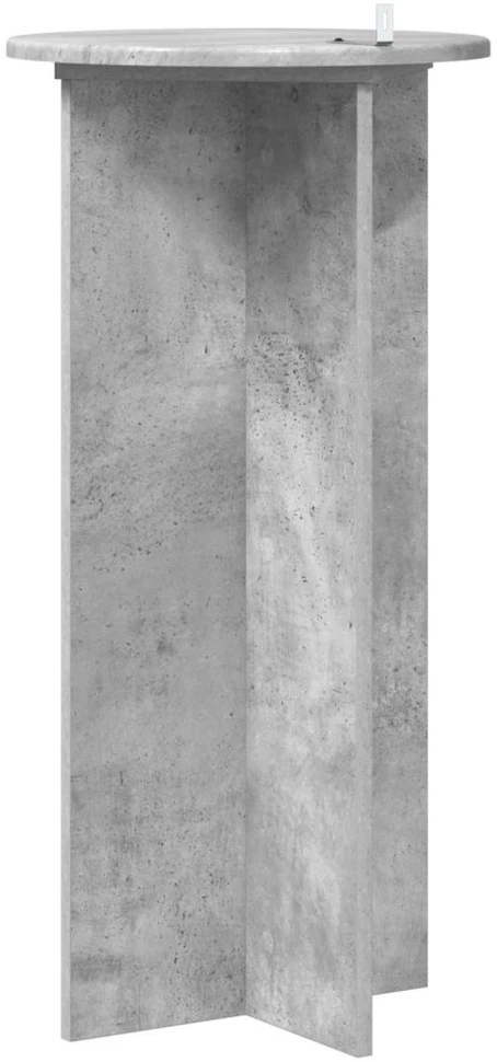 Augalų stovas 2 vnt. Betono pilka 40 x 40 x 80 cm