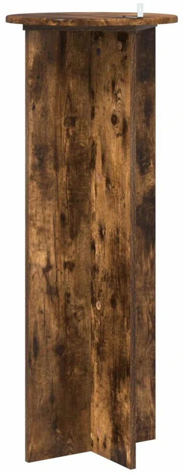 Augalų stovas 2 vnt. Dūminio ąžuolo Ø40 x 100 cm