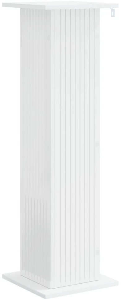 Augalų stovas 2 vnt. Itin blizgi balta 30,5 x 30 x 100,5 cm