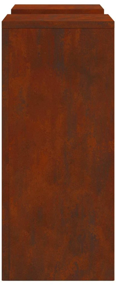Augalų stovas 2 pcs Rūdijanti 24 x 24 x 55 cm