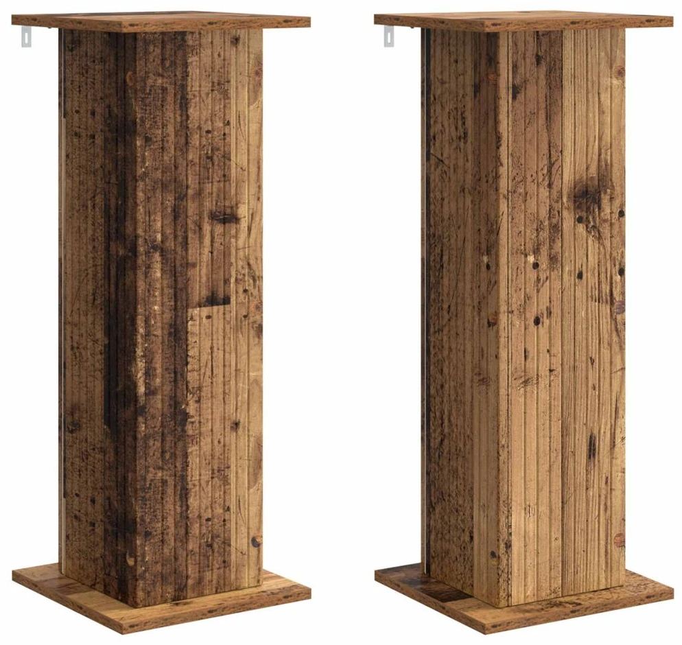 Augalų stovas 2 pcs Sendintos medienos 305 x 30 x 805 cm