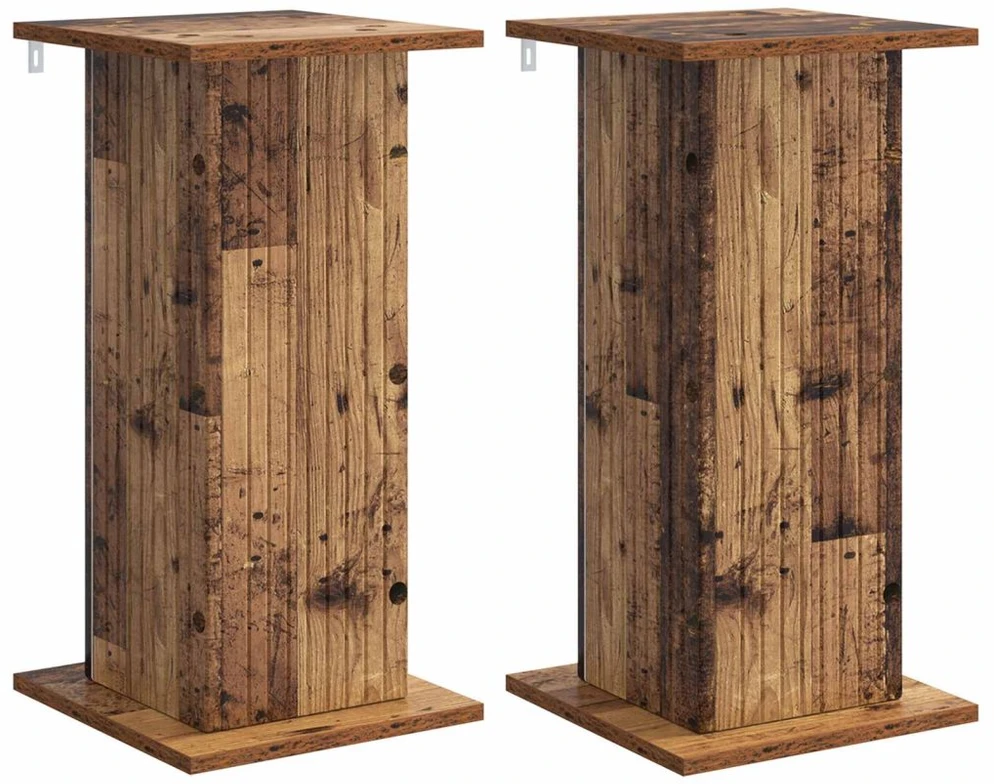 Augalų stovas 2 pcs Sendintos medienos 305 x 30 x 605 cm