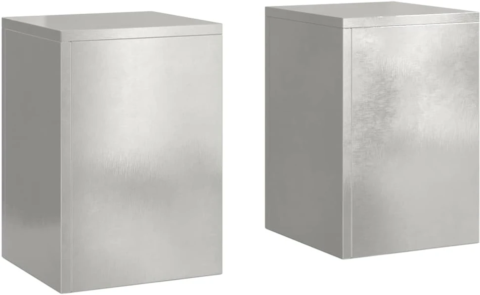 Augalų stovas 2 pcs Sidabro 24 x 24 x 35 cm