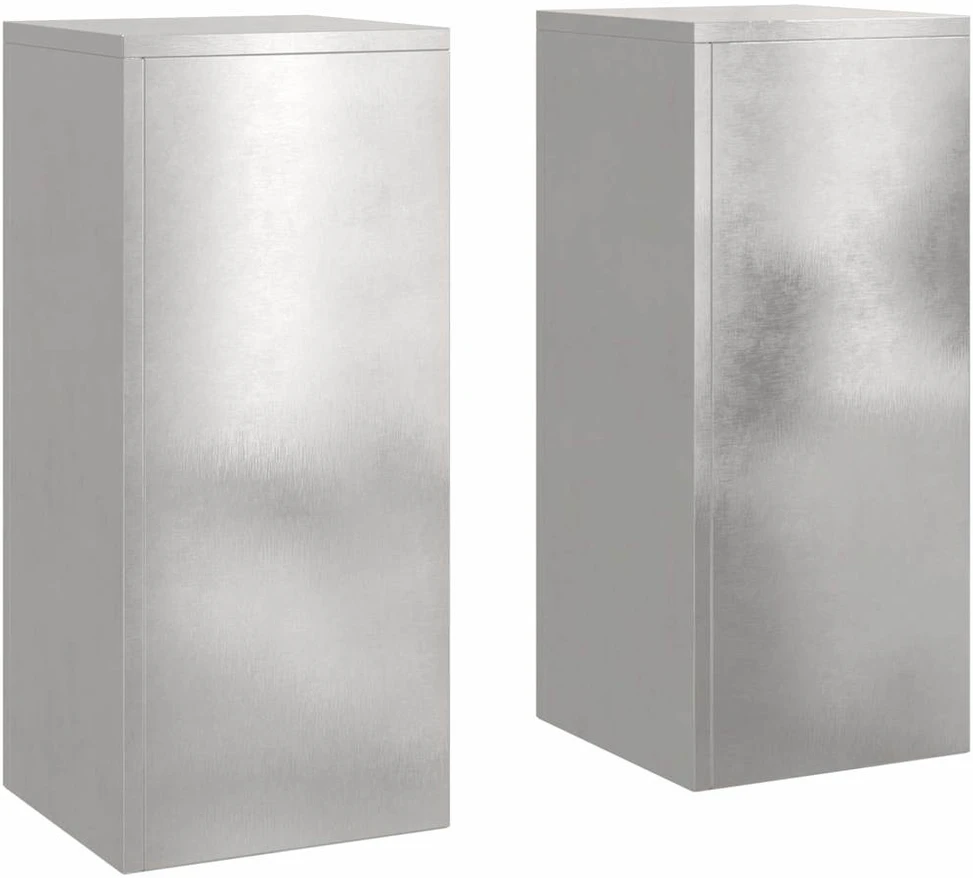 Augalų stovas 2 pcs Sidabro 24 x 24 x 55 cm