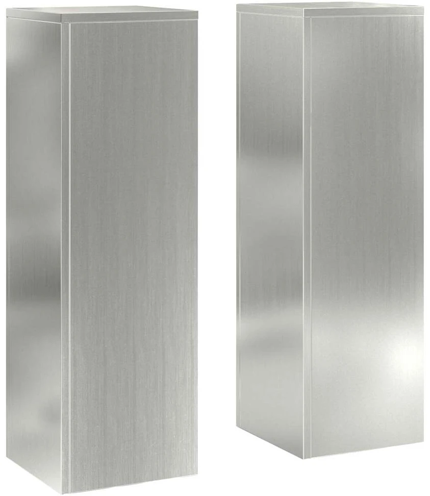Augalų stovas 2 pcs Sidabro 24 x 24 x 75 cm