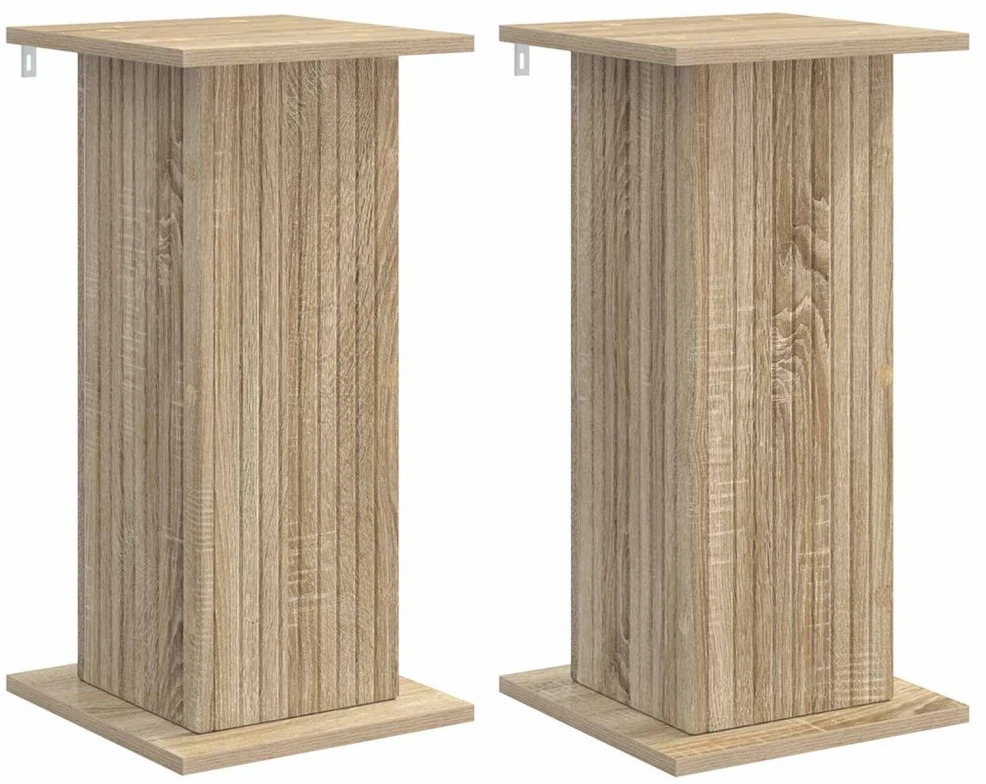 Augalų stovas 2 pcs Sonoma ąžuolas 305 x 30 x 605 cm