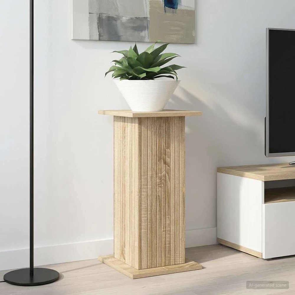 Augalų stovas 2 pcs Sonoma ąžuolas 305 x 30 x 605 cm