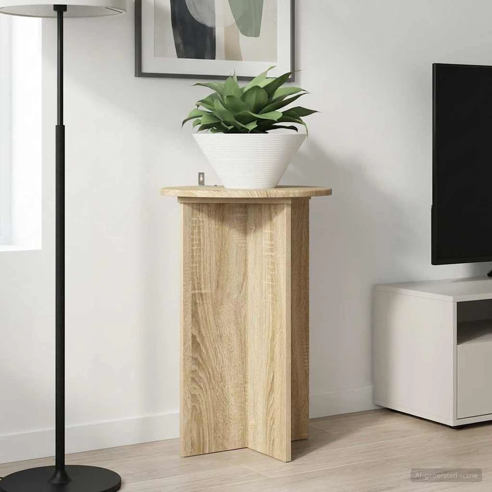 Augalų stovas 2 vnt. Sonoma ąžuolas Ø40 x 60 cm