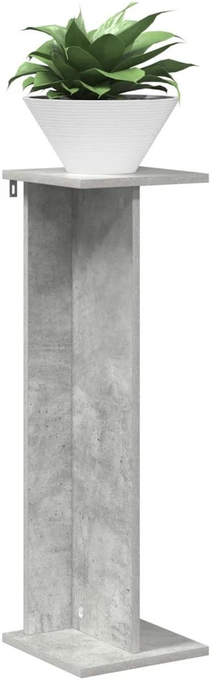 Augalų stovas 2 vnt. Betono pilka 25 x 25,5 x 80,5 cm