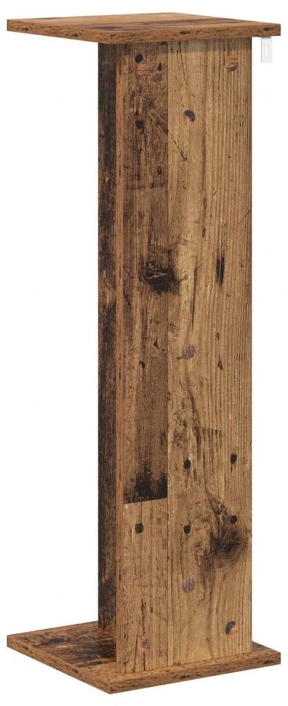 Augalų stovas 2 vnt. Sendintos medienos 25 x 25,5 x 80,5 cm