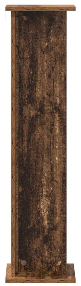 Augalų stovas 2 vnt. Sendintos medienos 25 x 25,5 x 100,5 cm