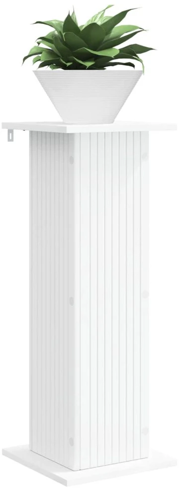 Augalų stovas Balta 30,5 x 30 x 80,5 cm Apdirbta mediena