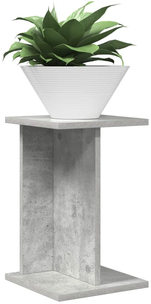 Augalų stovas Betono pilka 25 x 25,5 x 40,5 cm Apdirbta mediena