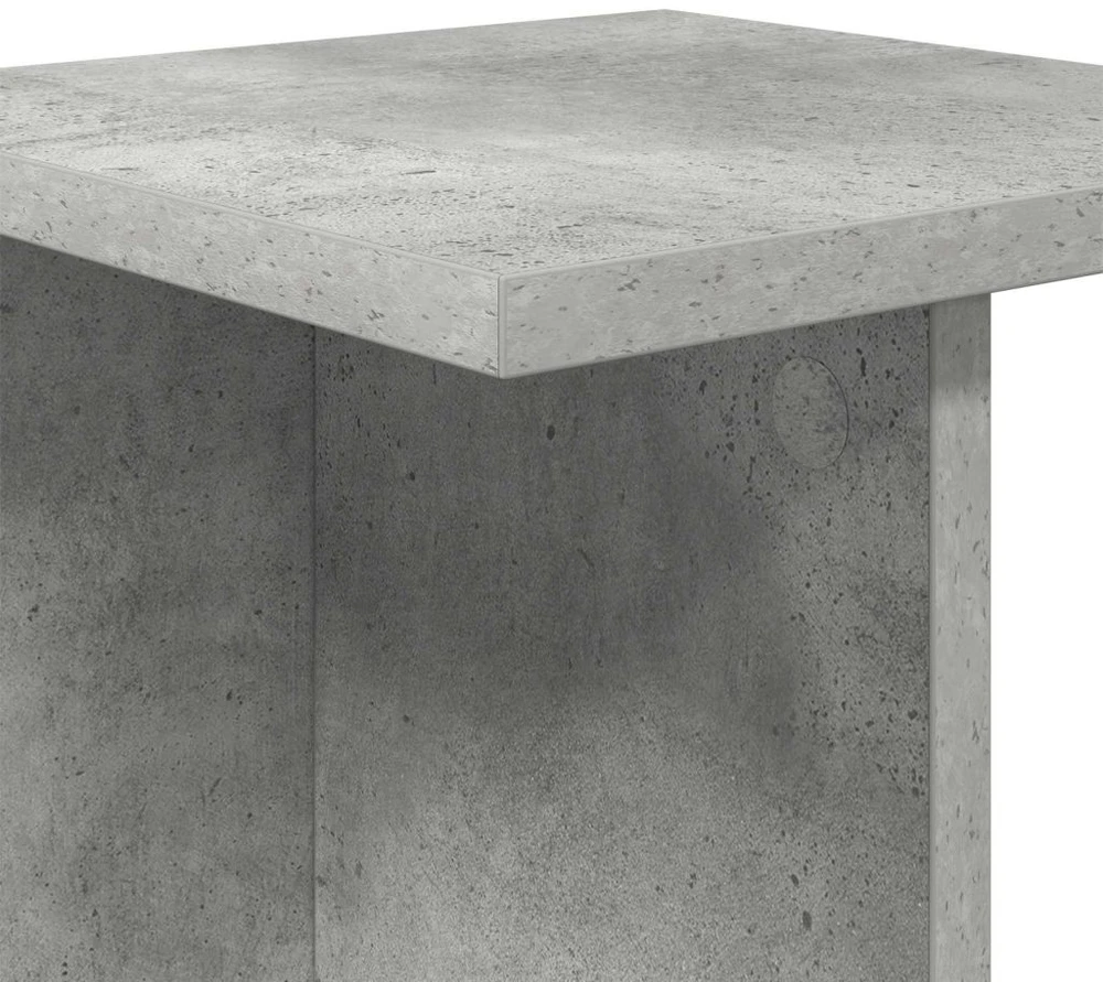 Augalų stovas Betono pilka 25 x 25,5 x 80,5 cm Apdirbta mediena