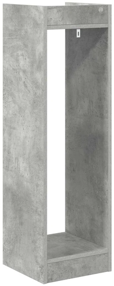Augalų stovas Betono pilka 30 x 30 x 100 cm Apdirbta mediena