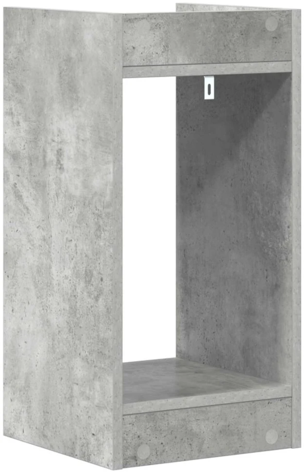 Augalų stovas Betono pilka 30 x 30 x 60 cm Apdirbta mediena
