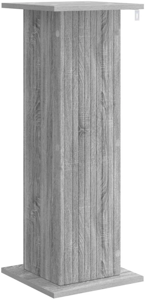 Augalų stovas Pilka sonoma ąžuolo 30,5 x 30 x 80,5 cm
