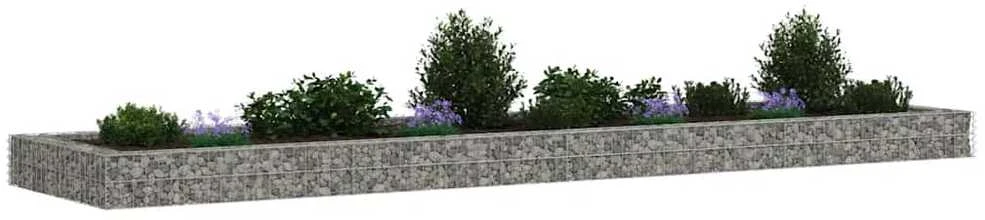 Aukštas gabiono lovelis, 400x100x20cm, galvanizuotas plienas