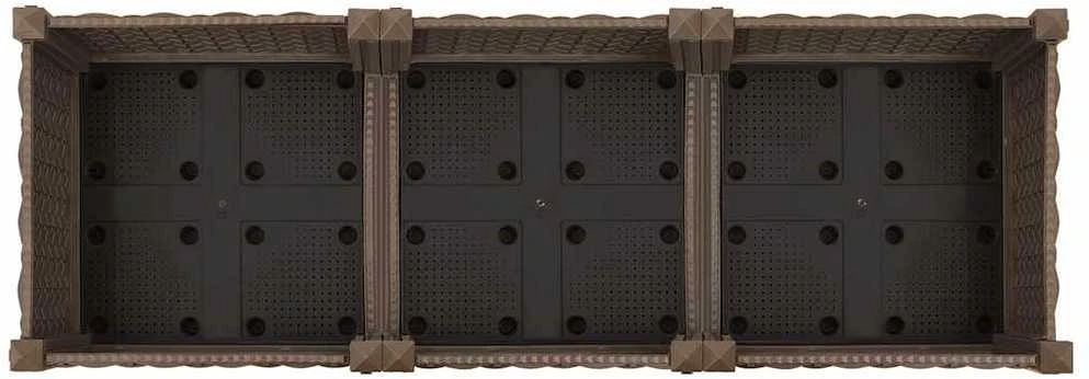 Aukštas lovelis, 120x40x71cm, polipropilenas