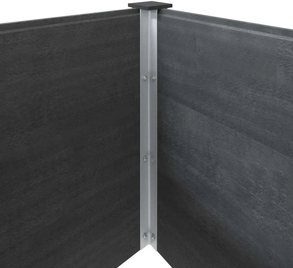 Aukštas sodo lovelis, pilkos spalvos, 300x100x91cm, WPC