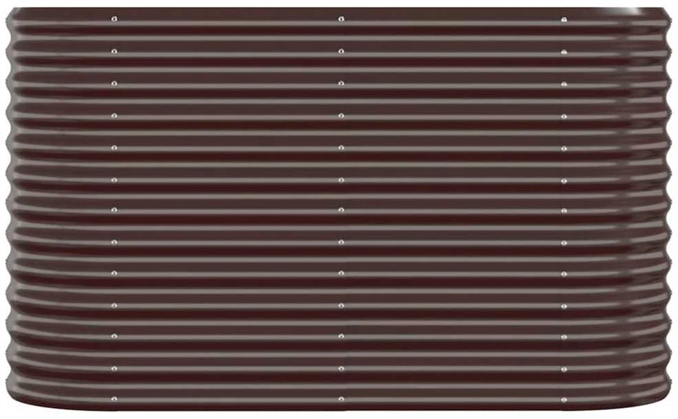 Aukštas sodo lovelis, rudas, 114x40x68cm, plienas