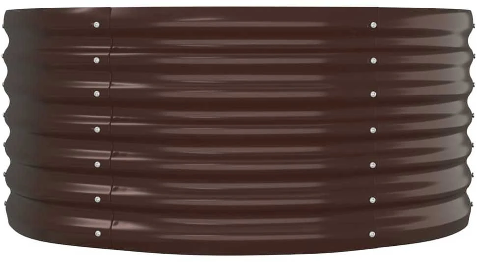 Aukštas sodo lovelis, rudas, 152x80x36cm, plienas
