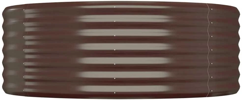 Aukštas sodo lovelis, rudas, 175x100x36cm, plienas