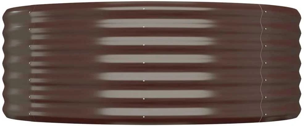Aukštas sodo lovelis, rudas, 249x100x36cm, plienas