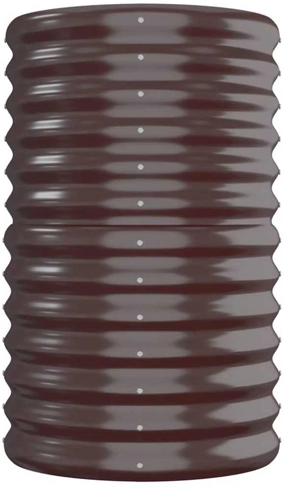 Aukštas sodo lovelis, rudas, 260x40x68cm, plienas