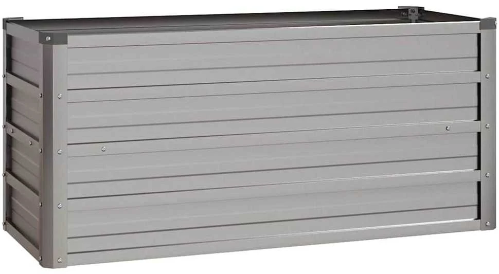 Aukštas sodo lovelis, rūdžių, 100x40x45cm, Corten plienas