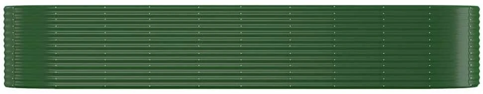 Aukštas sodo lovelis, žalias, 396x100x68cm, plienas
