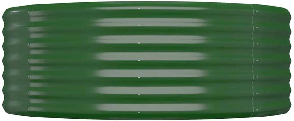 Aukštas sodo lovelis, žalias, 507x100x36cm, cinkuotas plienas