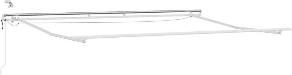 Automatinė ištraukiama markizė, antracito ir balta, 500x300cm