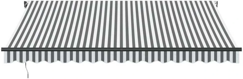 Automatinė ištraukiama markizė, antracito ir balta, 400x350cm