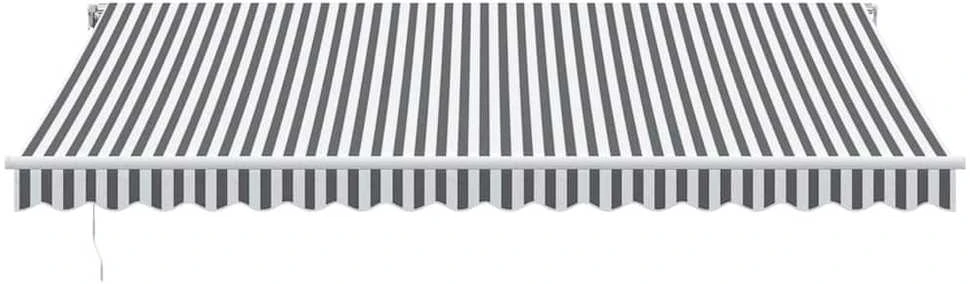 Automatinė ištraukiama markizė, antracito ir balta, 450x350cm