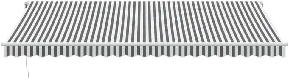 Automatinė ištraukiama markizė, antracito ir balta, 500x350cm