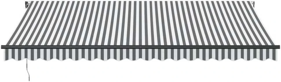 Automatinė ištraukiama markizė, antracito ir balta, 450x350cm