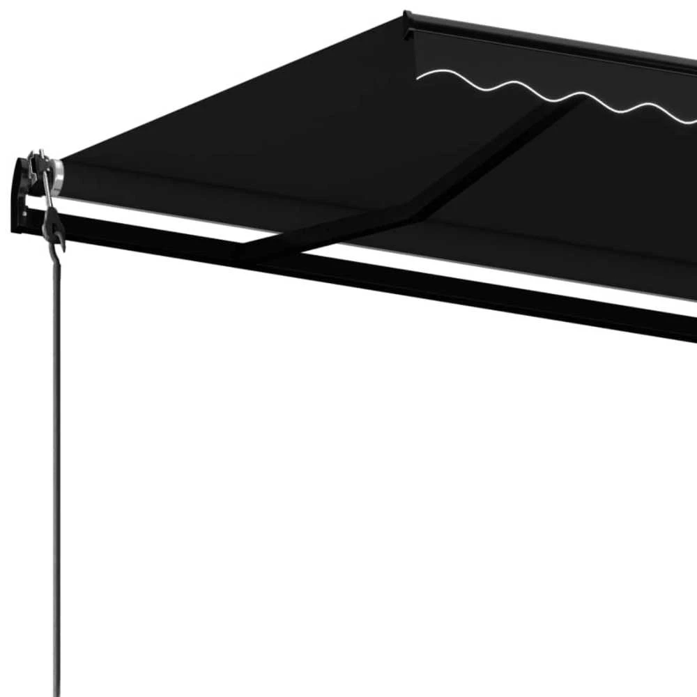 Automatinė ištraukiama markizė, antracito spalvos, 450x350cm