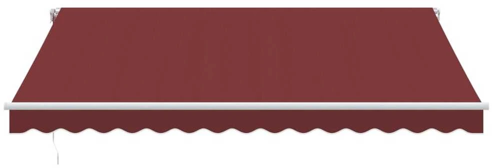 Automatinė ištraukiama markizė, bordo spalvos, 400x350cm