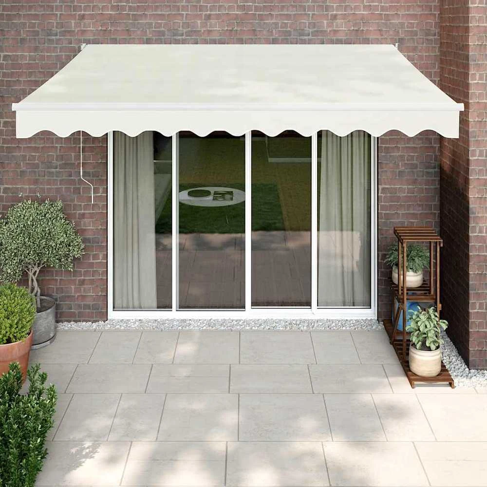 Automatinė ištraukiama markizė, kreminės spalvos, 3x2,5m